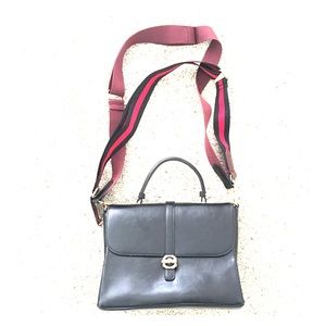Zara Black Leather Bag
